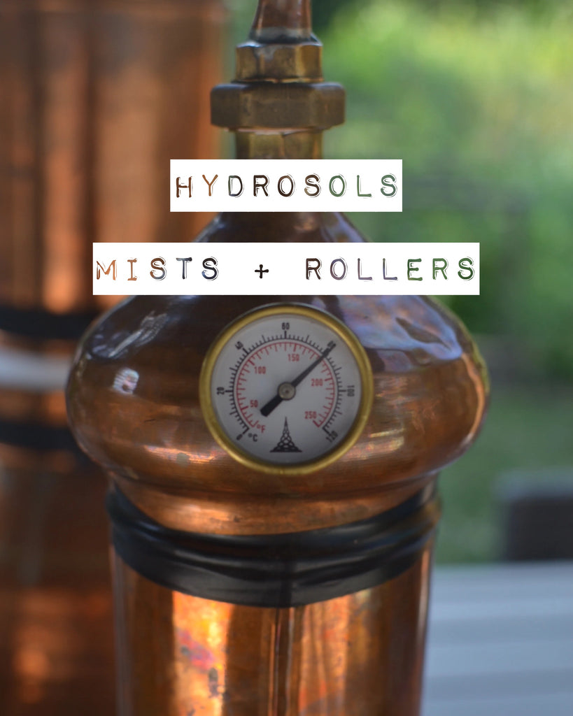 Hydrosols + Mists + Rollers