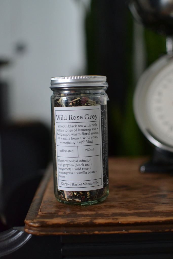 Black Wild Rose Grey Tea