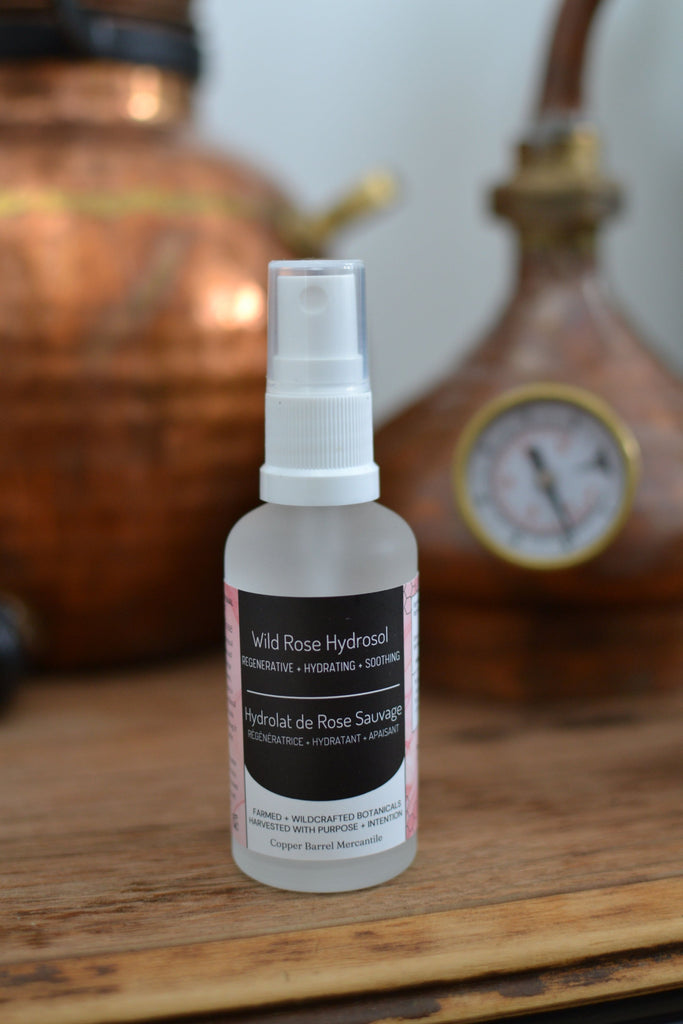 Dim Gray Wild Rose Hydrosol