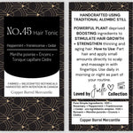 No.45 Hair Tonic || Peppermint + Frankincense + Cedar || 50mL