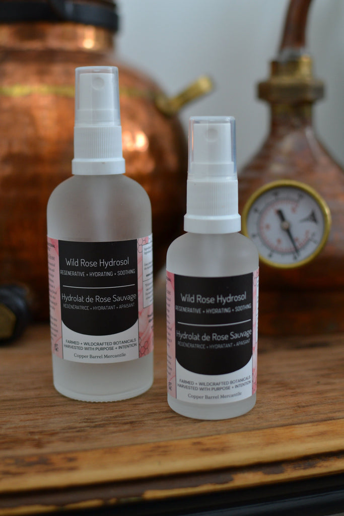 Dim Gray Wild Rose Hydrosol