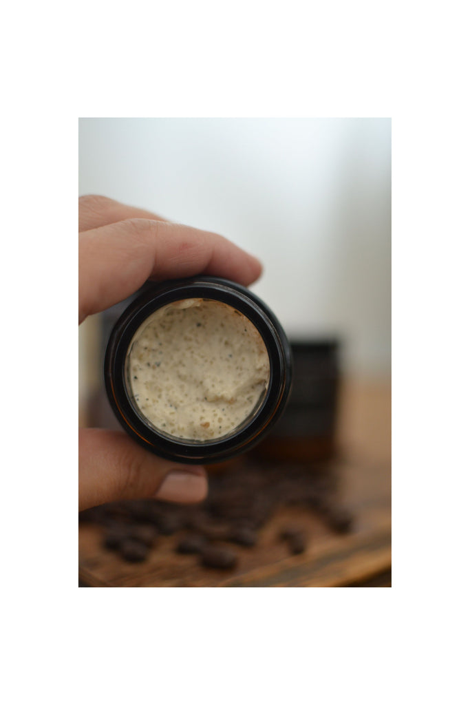 Dark Gray Coffee Foaming Sugar Scrub