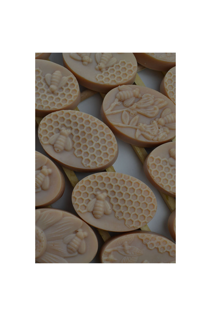 Dim Gray Wild Rose & Basil Bar Soap