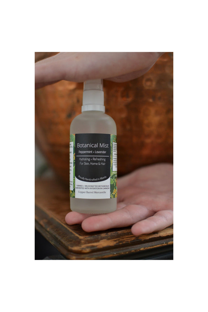 Dark Olive Green Botanical Mists || Rosemary, Peppermint, Lavender