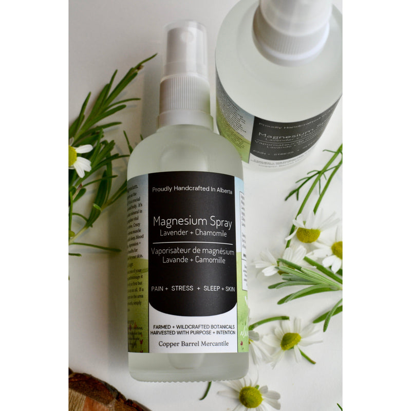 Magnesium Spray. Lavender & Chamomile