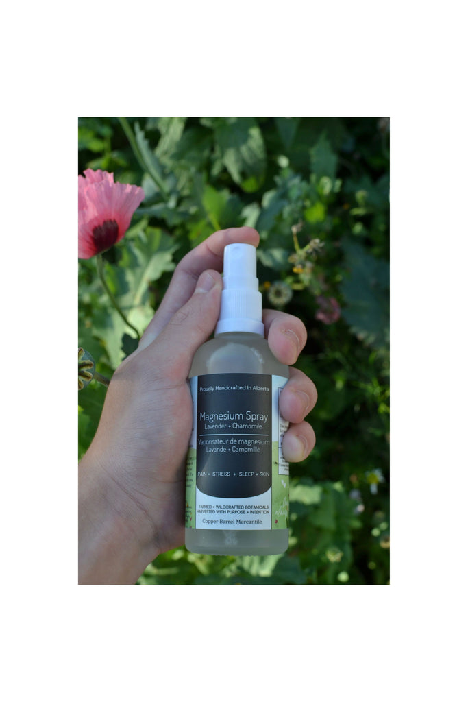 Dark Slate Gray Lavender & Chamomile Magnesium Spray