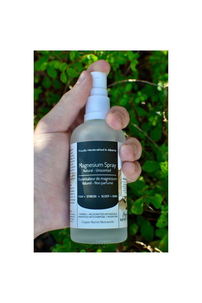 Dark Gray Natural (Unscented) Magnesium Spray
