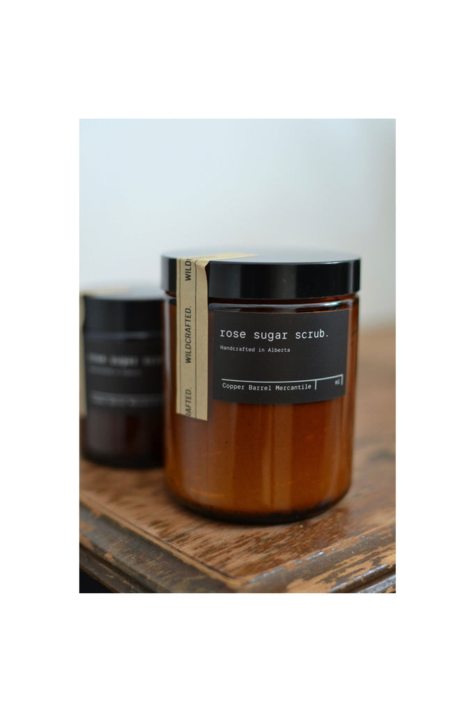 Dark Olive Green Wild Rose Foaming Sugar Scrub