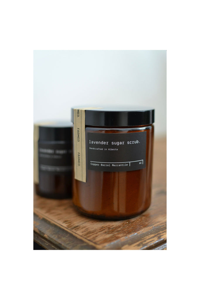 Light Gray Lavender Foaming Sugar Scrub