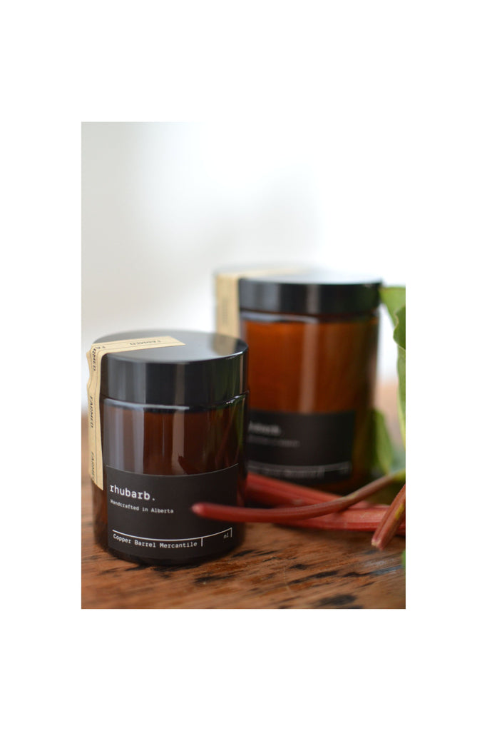 Light Gray Rhubarb Foaming Sugar Scrub