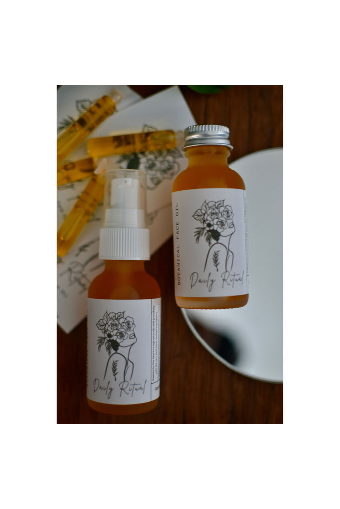 Dark Olive Green Daily Ritual Face Oil