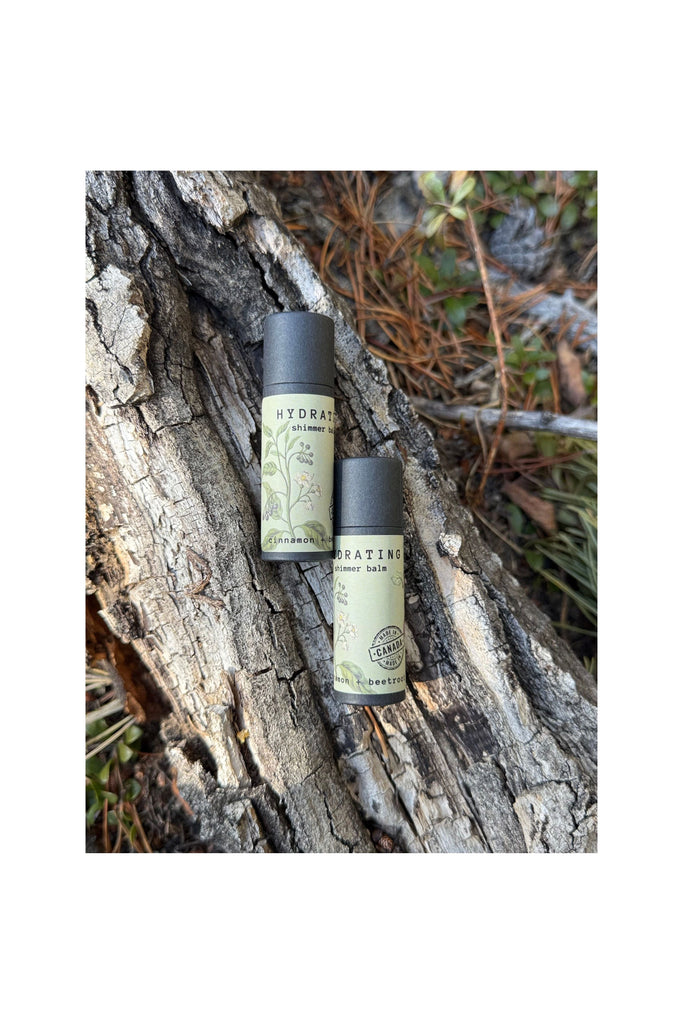 Dark Slate Gray Cinnamon + Beetroot Lip Balm