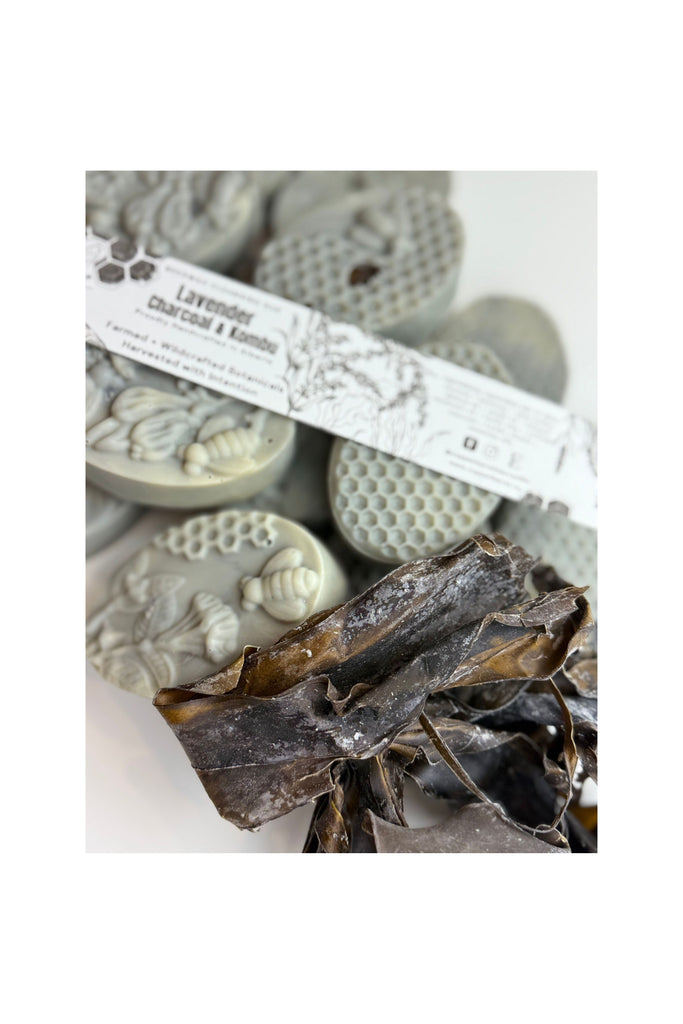 Gray Lavender + Charcoal + Kelp Soap