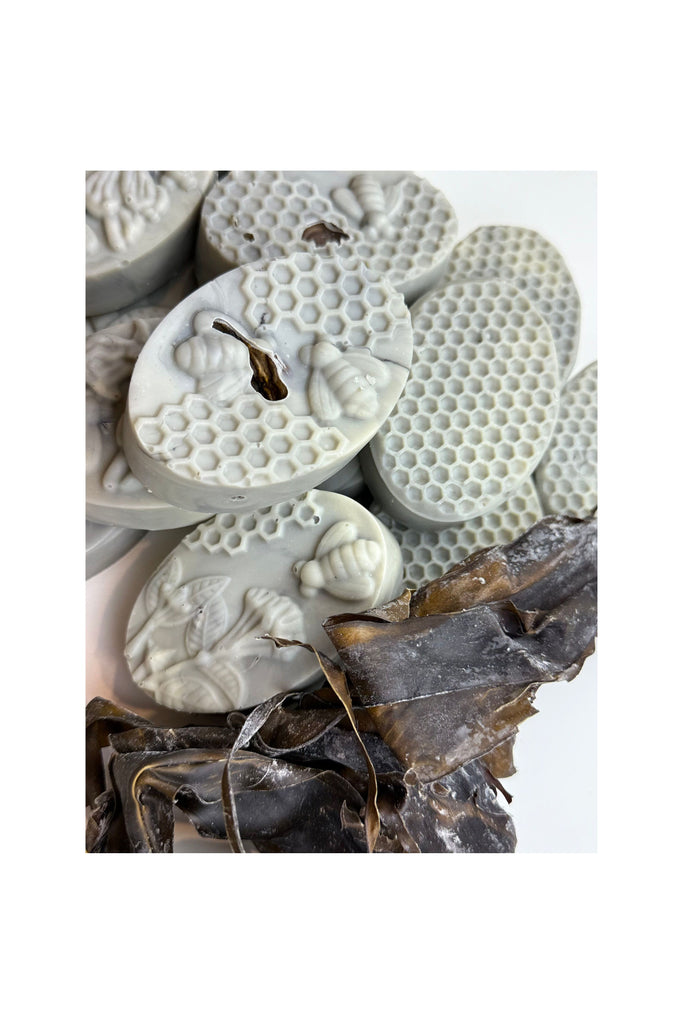 Gray Lavender + Charcoal + Kelp Soap
