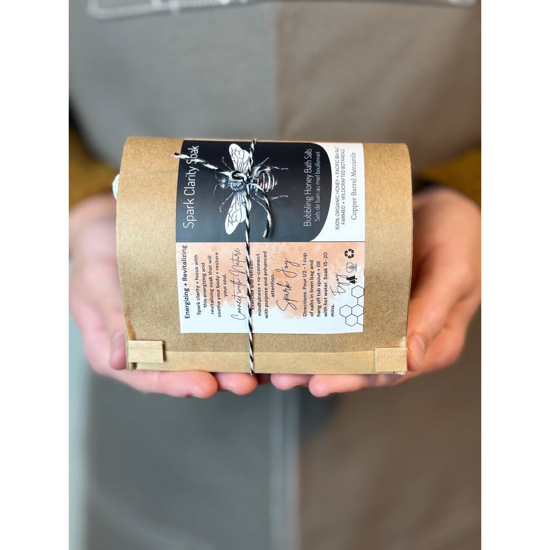 Spark Clarity Soak || Bubbling Honey Bath Salts