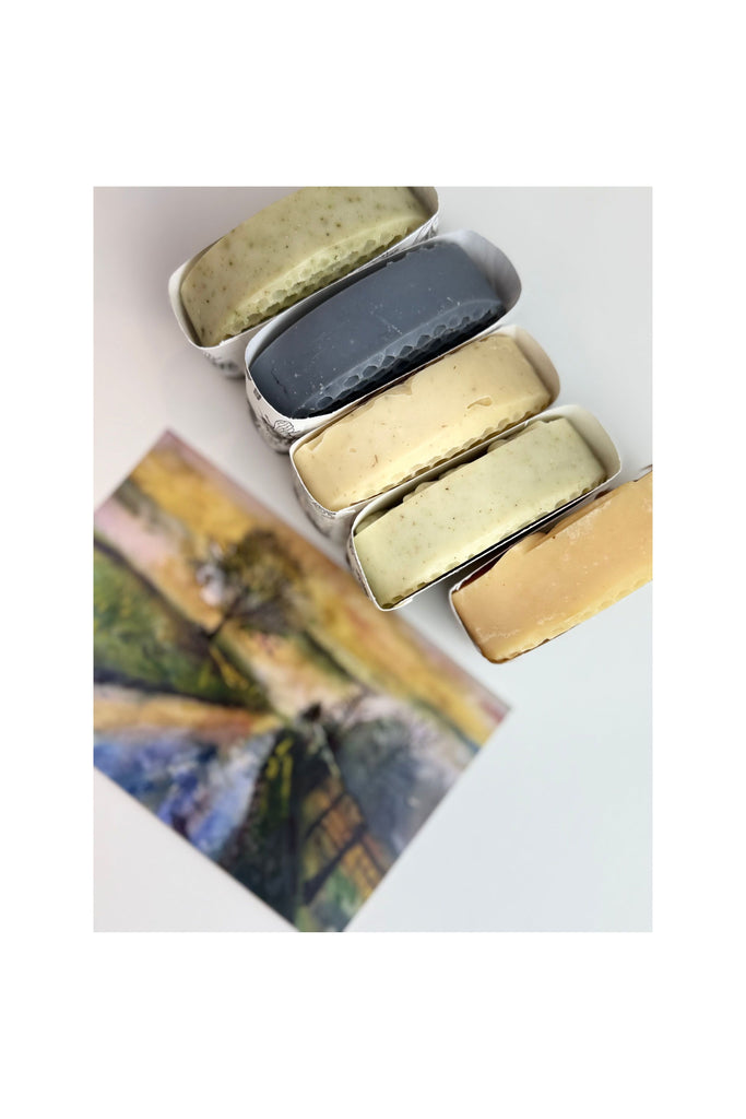 Light Gray Herbal Soap Gift Set