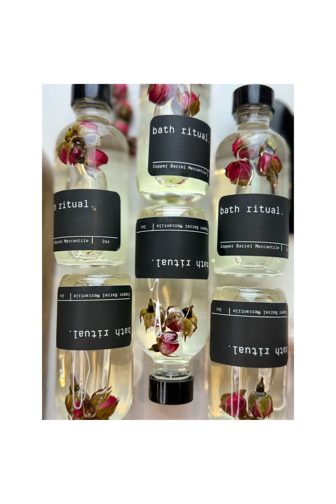 Dark Gray Touch of Rose || Bath Oil || Bath Ritual