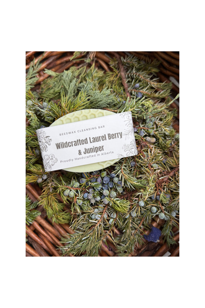 Dark Olive Green Laurel Berry + Juniper Soap