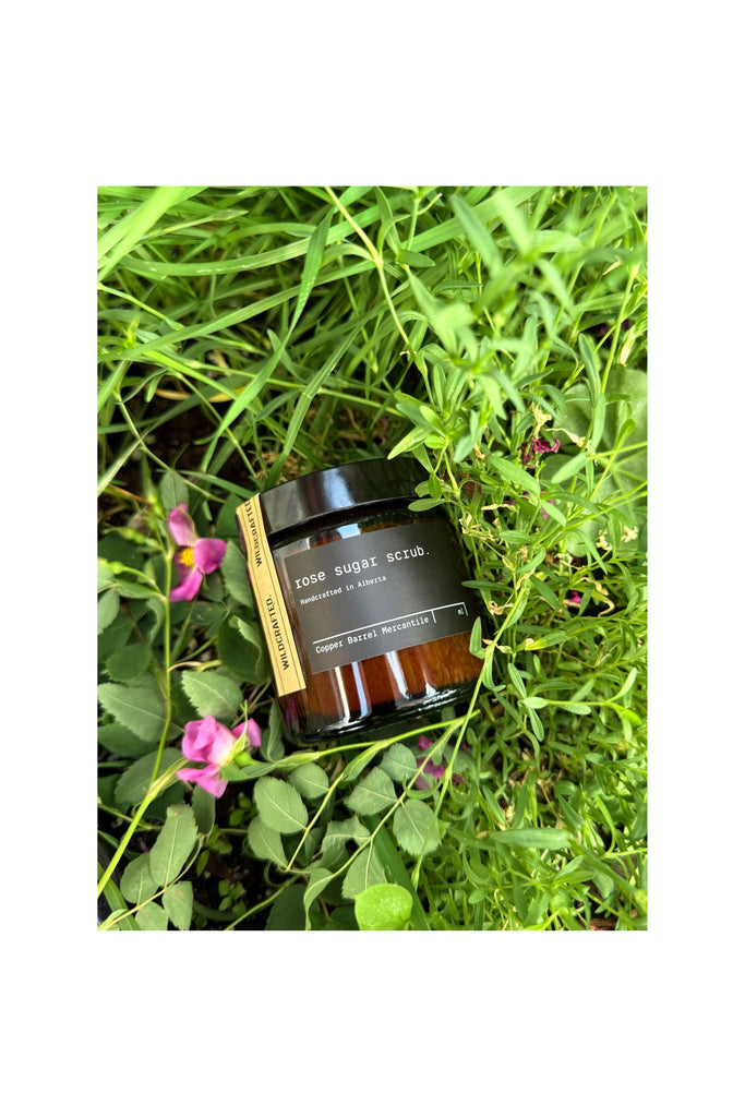 Dark Olive Green Wild Rose Foaming Sugar Scrub