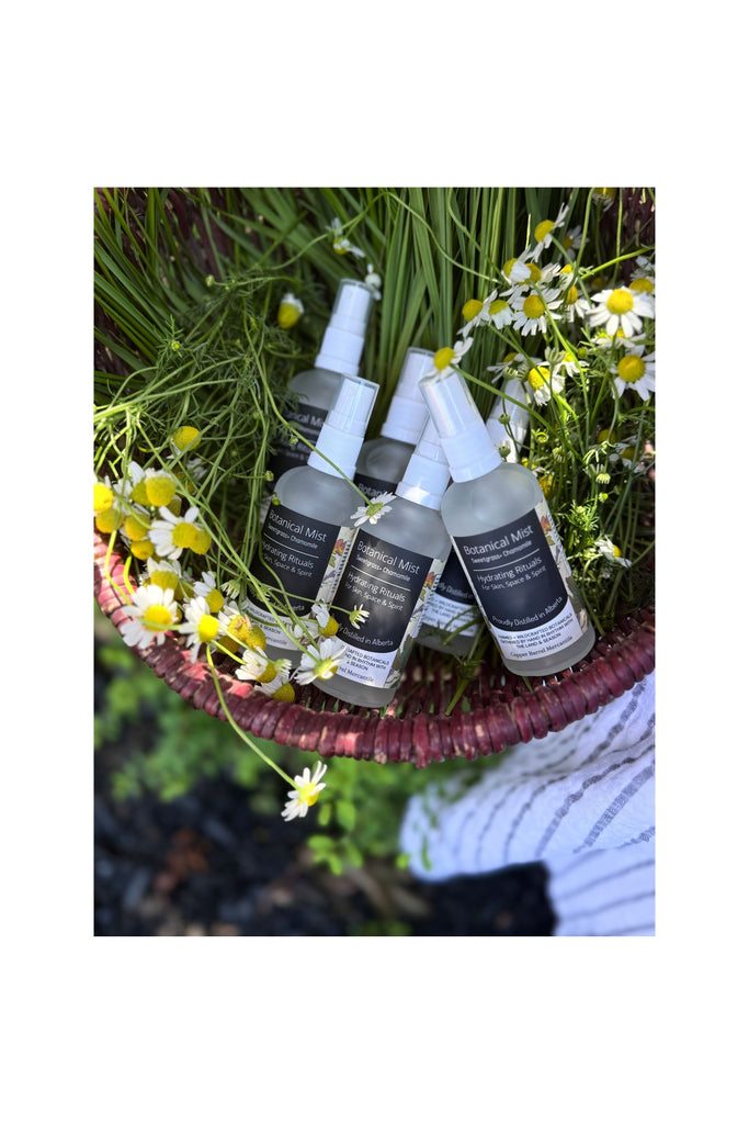 Dark Slate Gray Botanical Mists || Rosemary, Sweetgrass, Chamomile