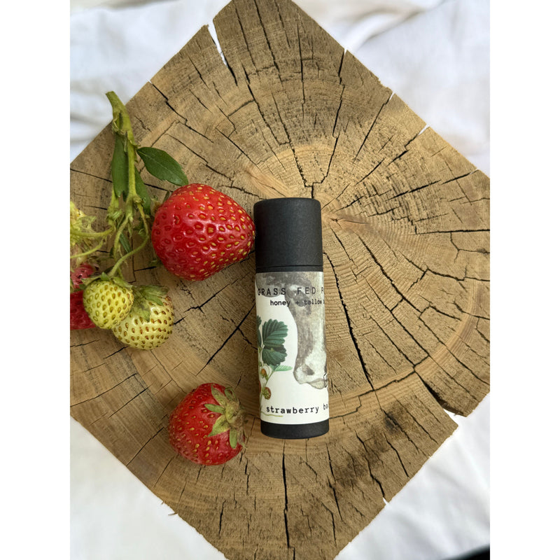 Strawberry Tallow Lip Balm