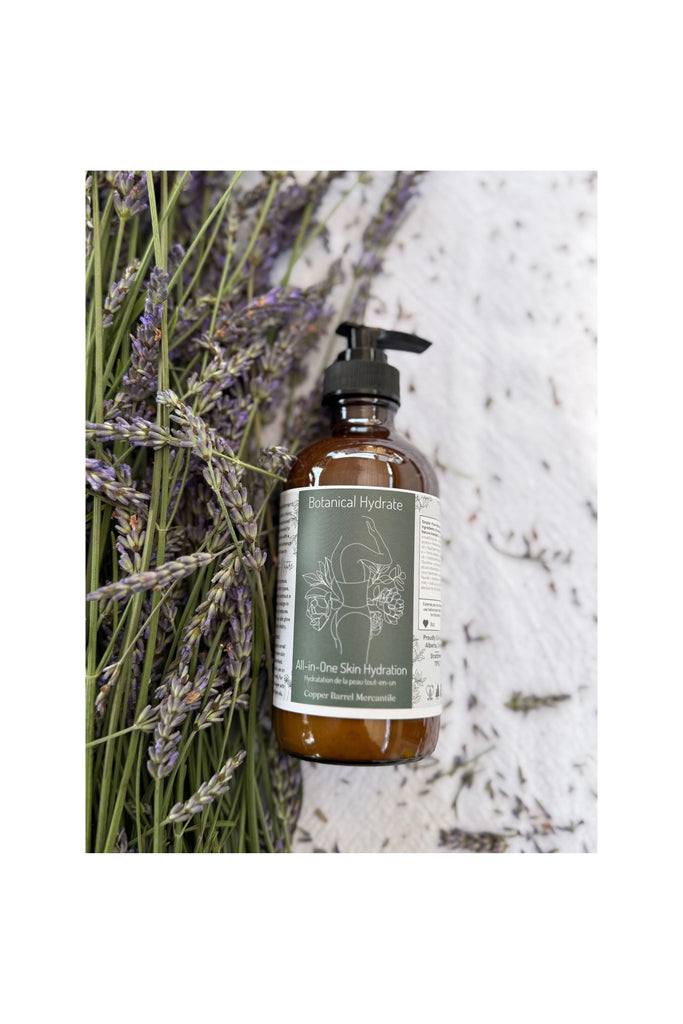 Light Gray Botanical Hydrate Lavender