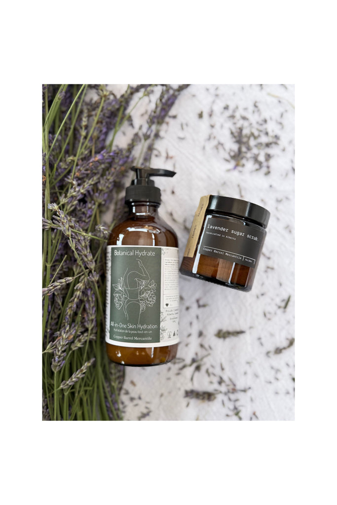 Light Gray Lavender Foaming Sugar Scrub