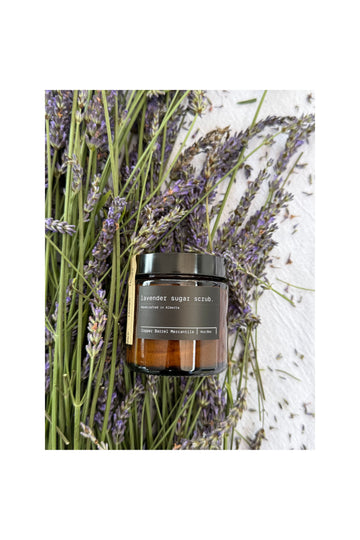 Dim Gray Lavender Foaming Sugar Scrub