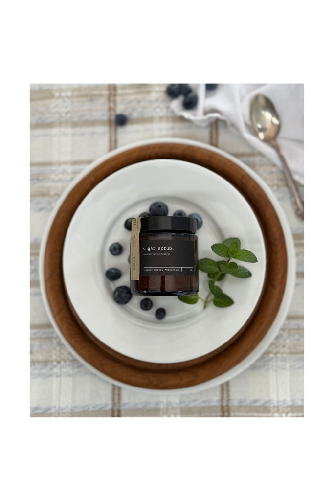 Gray Blueberry & Mint Foaming Sugar Scrub