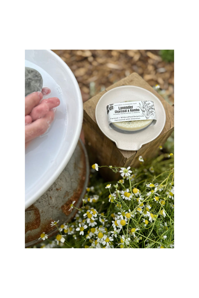 Dim Gray Lavender + Charcoal + Kelp Soap