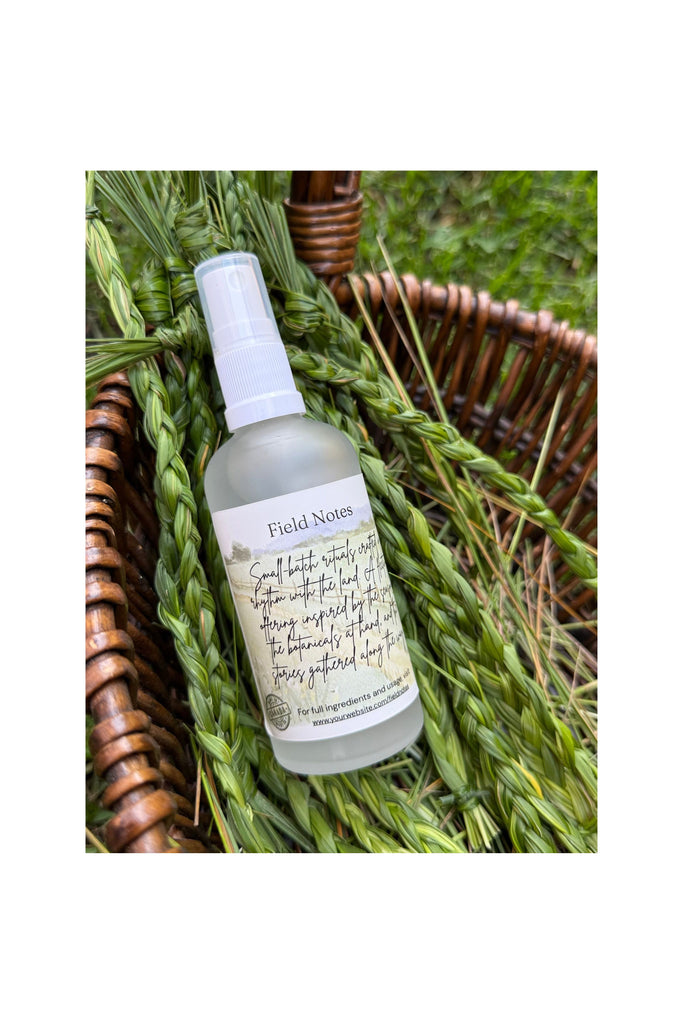 Dark Olive Green Sweetgrass [Field Note] Hydrosol