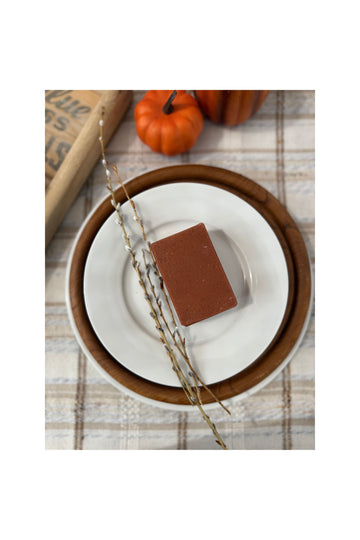 Gray Pumpkin Pie Soap Block