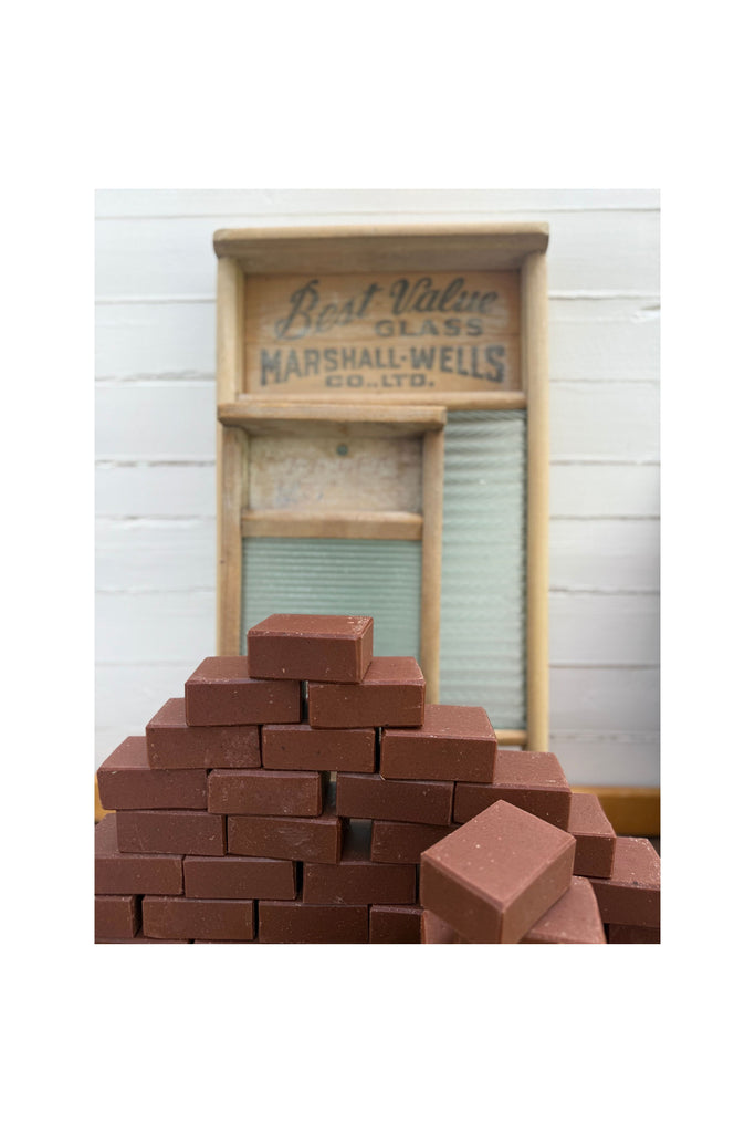 Gray Pumpkin Pie Soap Block