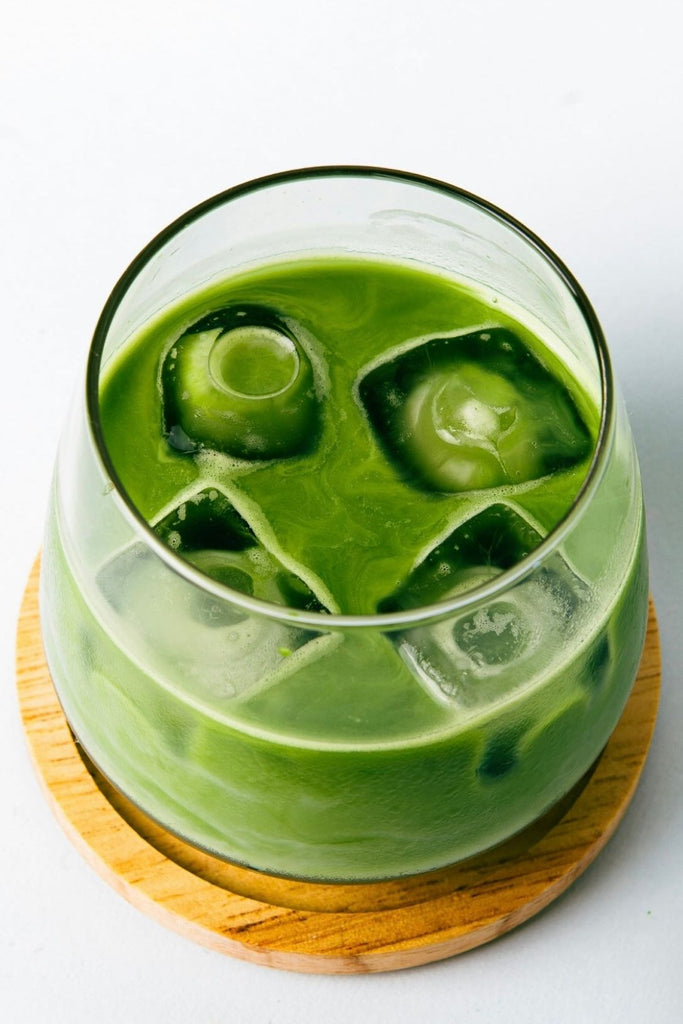 Dark Olive Green Matcha Powder