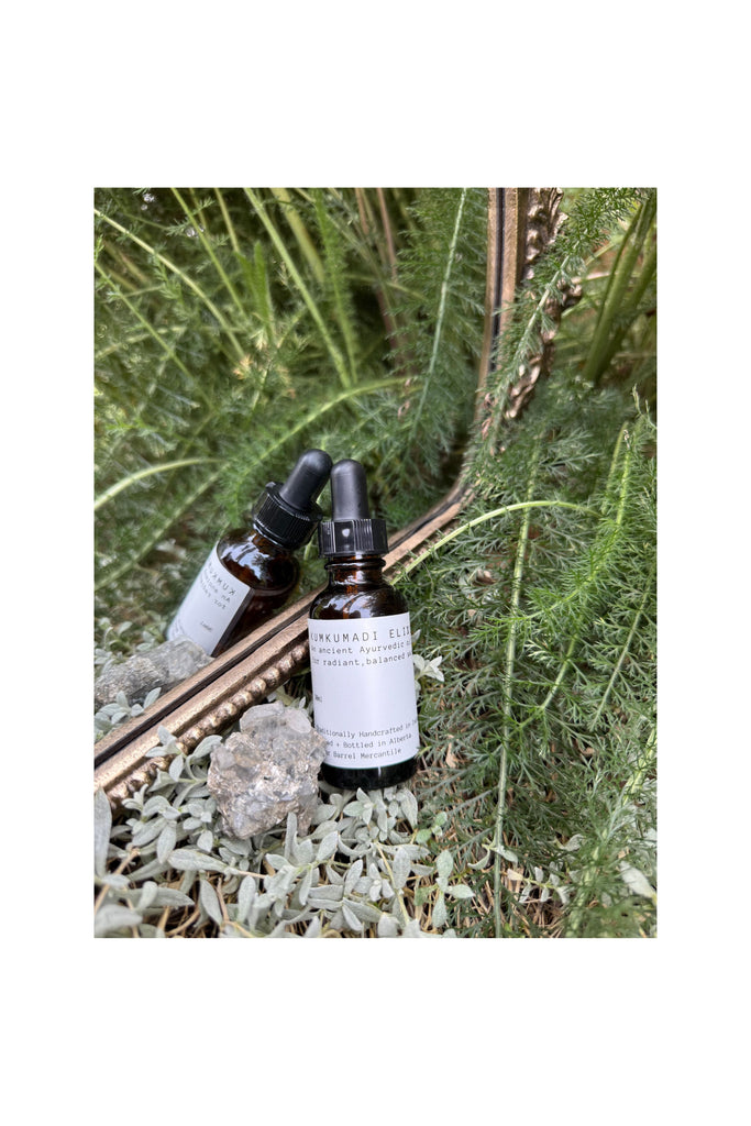 Dark Olive Green Kumkumadi Face Oil