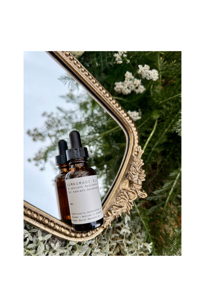 Light Gray Kumkumadi Face Oil