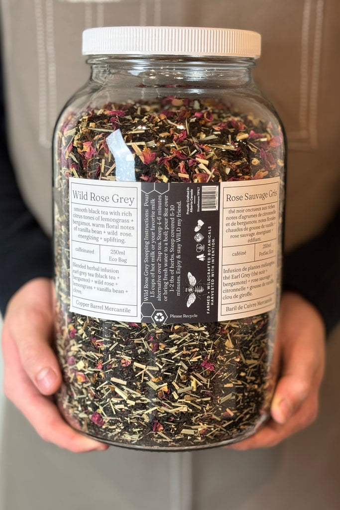 Dim Gray Wild Rose Grey Tea