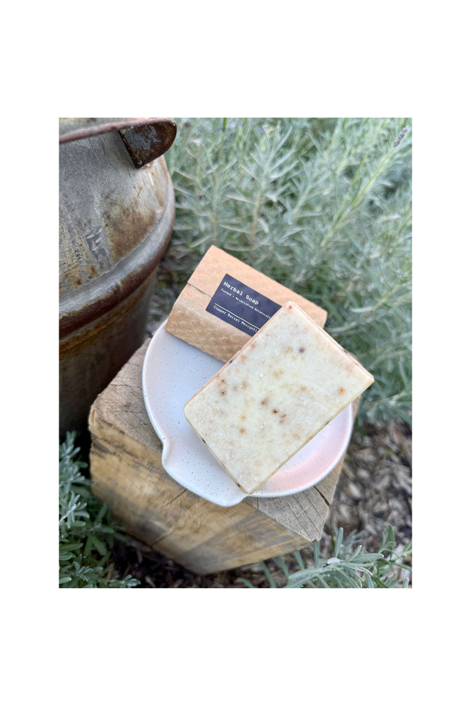 Light Slate Gray Rosehip Block of Soap