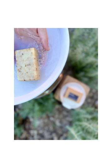 Dim Gray Rosehip Block of Soap
