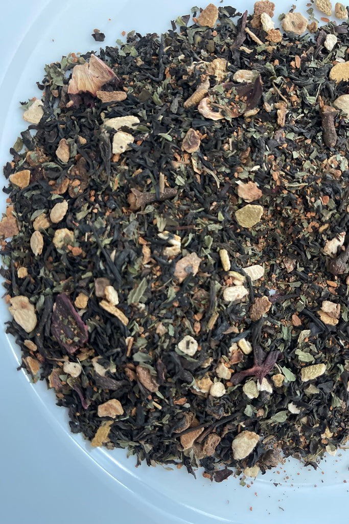 Dark Slate Gray Orange Spice Tea