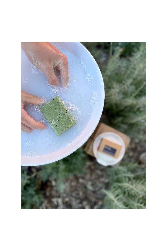 Dark Olive Green Forest Block of Soap
