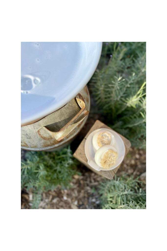 Dark Olive Green Lavender Goat Milk Soap