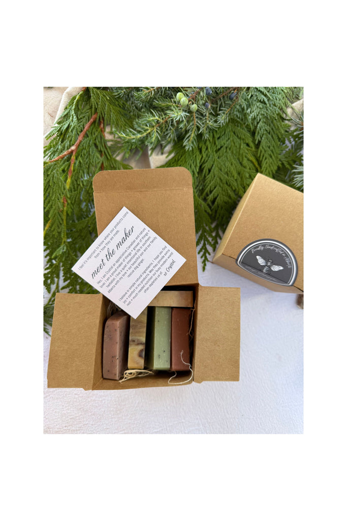 Dim Gray Mini Soap Sample Box