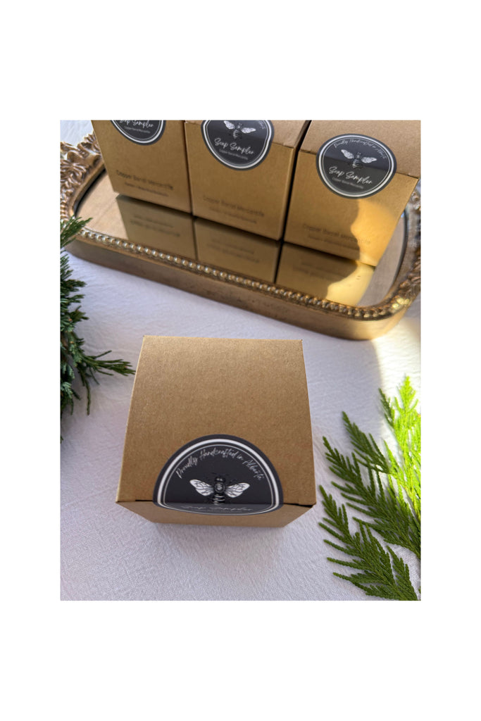 Dim Gray Mini Soap Sample Box