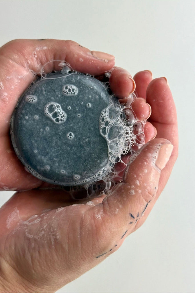 Light Gray Clean Slate Shampoo Bar