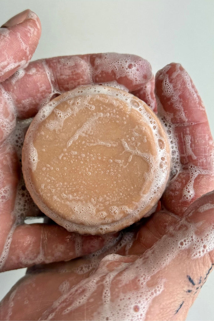 Rosy Brown Blossom Shampoo Bar
