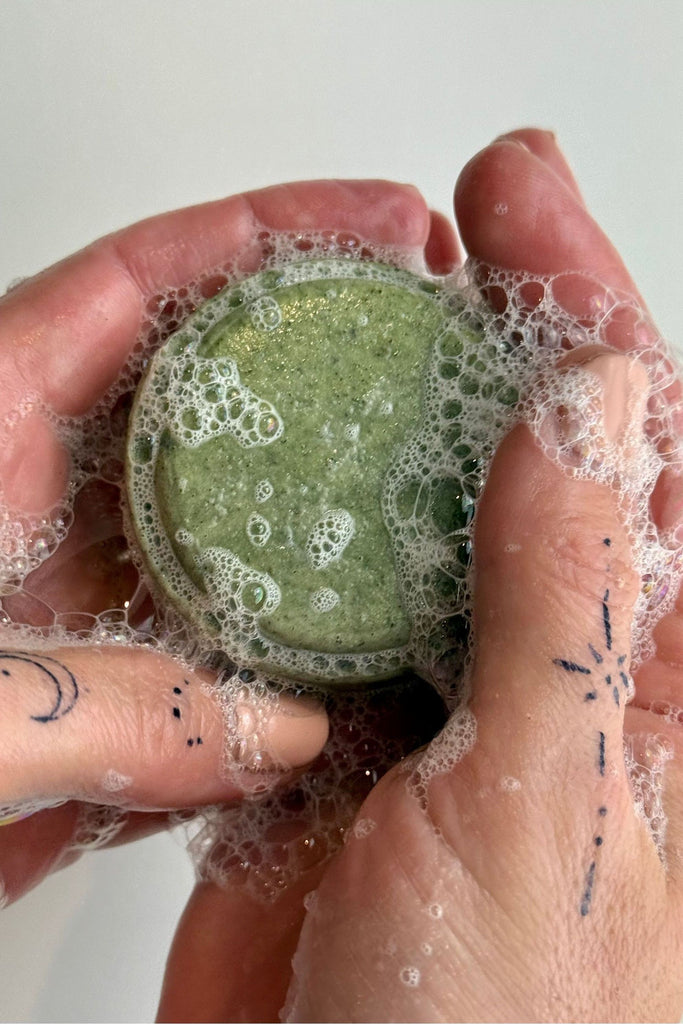 Rosy Brown Leafy Love Shampoo Bar