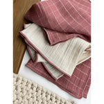 Double Weave Dishtowel Canyon Rose