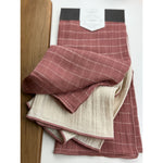 Double Weave Dishtowel Canyon Rose