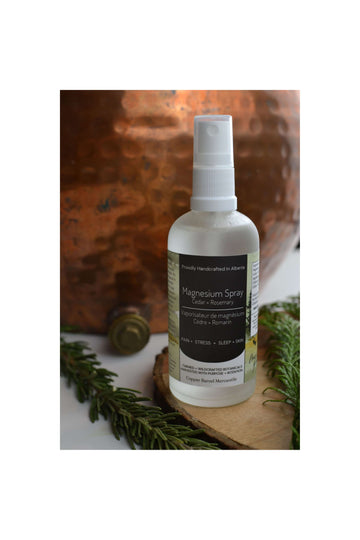 Canadian gifts and homeware Magnesium Spray. Cedar &
